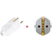 İNWATT Topraklı Fiş Seti Erkek Fiş+Dişi Fiş