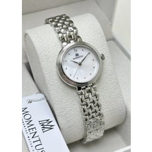 Momentus ILKCW298S-09SS Sedef Katran Çelik Kordon Kadın Kol Saati