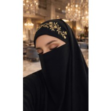Atelier Cheval Nakışlı Sufle, Tesettür Sufle, Nakışlı Eşarp, Başörtü