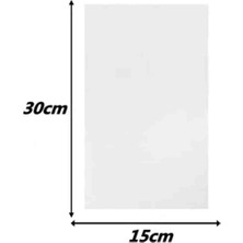 Yağmur Ambalaj Bantsız Şeffaf Jelatin PARLAK-15X30CM Aksesuar Kurabiye Poşeti (50ADET)