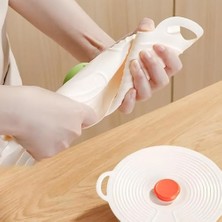 Skygo 3’lü Vakumlu Silikon Kapak Seti | Esnek Sızdırmaz Kapaklar | Mikrodalga ve Bulaşık Makinesi Uyumlu | Gıda Koruma ve Saklama Kapağı