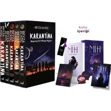 İndigo Kitap Karantina Serisi Seti-5 Kitap Takım- Ciltli Kutulu ve Mıh 3 Sağır Yürek Hediyeli Kutu Ciltli