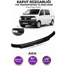 AEK Modern Volskwagen Transporter T5 2003-2009 Araca Özel Üretim "4mm" Kaput Rüzgarlığı A+ (Pianoblack)