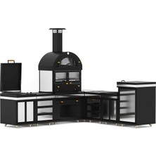 Theragone Feniks Modern Köşe Plus Barbekü 50*80*486