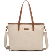 Kanvas Kumaş Kadın Omuz Çantası Smart Bags 1330