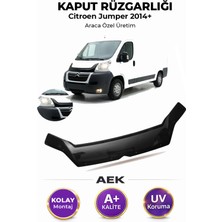 AEK Modern Citoren Jumper 2014+ Araca Özel Üretim "4mm" Kaput Rüzgarlığı A+ (Pianoblack)