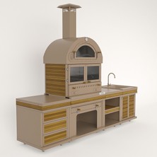 Theragone Feniks Naturel Long Chef Barbekü 50*80*284