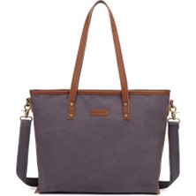 Kanvas Kumaş Kadın Omuz Çantası Smart Bags 1330