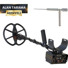 Detech Desert Gold 3 Dedektör (11,5'' Ultimate Başlıklı)  Olympos Alan Tarama   Hediyeli