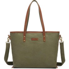 Kanvas Kumaş Kadın Omuz Çantası Smart Bags 1330