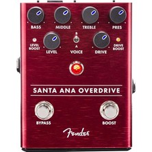 Fender 0234533000 Santa Ana Overdrive Pedalı | Fet Teknolojisi ile Tüplü Amfi Hissi Veren Dinamik Overdrive