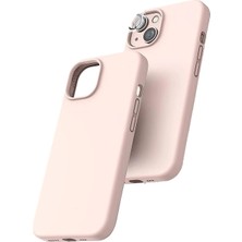 Skygo 14 ile Uyumlu Içi Kadife Kaplama Gerçek Silinebilir Vakum Kutulu Leke Tutmaz Lansman Kılıf Şok Emici Full Kasa Koruma Sağlayan Kılıf (Pudra Pembe)