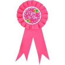 Zero Land Snmswrld Mom To Be Yazılı Rozet Pembe Renk