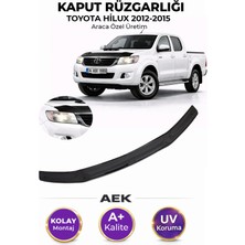 AEK Modern Toyota Hilux 2012-2015 Araca Özel Üretim "4mm" Kaput Rüzgarlığı A+ (Pianoblack)