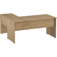 Adore Mobilya Rio L Ofis Masası - Florida Meşe 160X75X144 cm