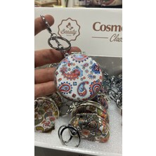 Elif Aksesuar Taşlı El Aynası Anahtarlık 6 cm