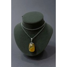 Eski Yeni Antik Kolye Kaplangözü Taşlı