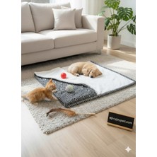 Agviv Kedi ve Köpek Çift taraflı Battaniye Welsoft Peluş Yıkanabilir 90*110 cm
