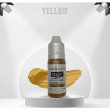 Cello Sarı Correcter Kalıcı Makyaj Hatalı Kaş Düzeltme ve Mor Dudakları Nötürleme Pigmenti