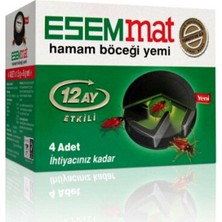 ESEMmat Hamam Böceği Yemi 4'lü Etkili Tabletler Uzun Süreli Koruma Sağlar