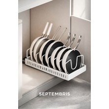 Septembris Slıdeform Teleskopik Raylı Tava & Tencere Organizeri