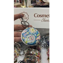 Elif Aksesuar Taşlı El Aynası Anahtarlık 6 cm