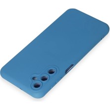 Üreticiniz Newface Samsung Galaxy M14 5g Kılıf Nano Içi Kadife Silikon - Mavi 481348