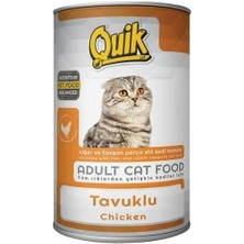 Ashwork Quik Tavuklu Kedi Konserve Kedi Maması 1 Adet 415 gr 587455