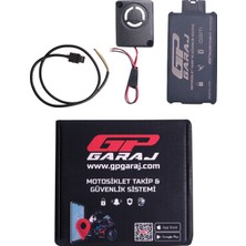 Gp Kompozit Gp Garaj TKP001 Motosiklet Takip ve Güvenlik Sistemi + Siren Alarm Modülü + 1 Yıllık Lisans