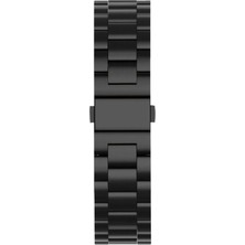 Üreticiniz Newface Apple Watch 42MM Metal Baklalı Kordon - Siyah 481348