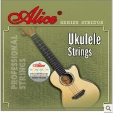 Alice Ukulele Takım Tel Au04 B Clear Nylon, F# Clear Nylon, D Clear Nylon, A Clear Nylon
