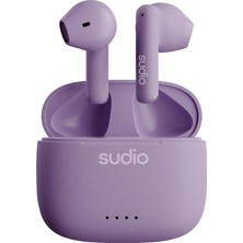 Braventa Collection Sudio A1 Purple Rain, Bluetooth'lu Kulaklık, Kompakt Kablosuz Şarj Yuvası, Ipx4 Korumalı, Entegre Mi