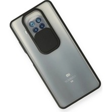 Üreticiniz Newface Xiaomi Mi 10T Lite Kılıf Palm Buzlu Kamera Sürgülü Silikon - Siyah 481348