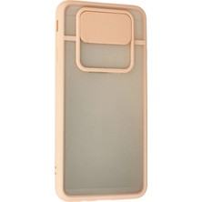 Üreticiniz Newface Samsung Galaxy J7 Prime Kılıf Palm Buzlu Kamera Sürgülü Silikon - Pembe 481