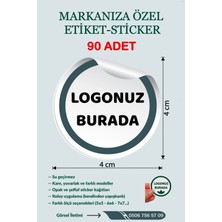 Ayza Tasarım Kişiye Özel Firma Şirket Marka Butik Logo Sticker Paketleme Kargo Ambalaj Teşekkür Kartı Etiketi Şeffaf Logo Etiketi