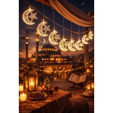 Pairla  1,5 Metre Ramazan Temalı LED Işıklı Süsleme Seti Ramazan Süsleri, Ramazan Hediyem Ramazan Süsü