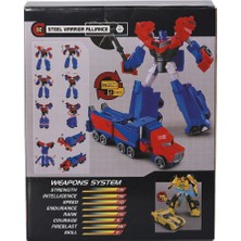 Üreticiniz LJ1652 Metal Gövdeli Dönüşebilen Robot -Gepettoys 481348