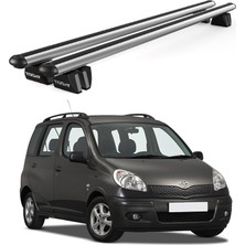 Today Auto Pençe Toyota Yaris Verso (1999-2005) Uyumlu Gri Ara Atkı 109CM Port Bagaj Tavan Barı