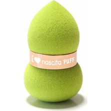 Nascita Bronz Yüzüklü Makyaj Süngeri Yeşil Renkli Günlük ve Gece Kullanım İçin Özel Tasarım