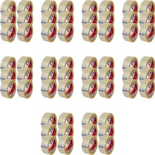 Ve-Ge Bant Şeffaf Koli Bandı / 45 mm x 100 Metre / 6'lı 10 Paket - 60 Rulo