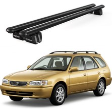 Today Auto Pençe Toyota Corolla Sw (1998-1999) Uyumlu Siyah Ara Atkı 109CM Port Bagaj Tavan Barı