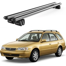 Today Auto Pençe Toyota Corolla Sw (1998-1999) Uyumlu Gri Ara Atkı 109CM Port Bagaj Tavan Barı