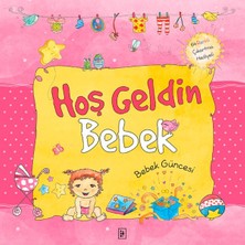 Renklime Hoş Geldin Bebek - Bebeğin Güncesi Pembe (Ciltli)