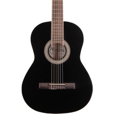 Almira MG917-JR-BK 3/4 Klasik Gitar - Siyah (Eğitim - Küçük Boy) | 3/4 Gövde Ölçüsü, Çocuk Ergonomisine Uygun Sap Yapısı, Parlak Siyah Cila | Uyum: 8-12 Yaş Arası Öğrenciler