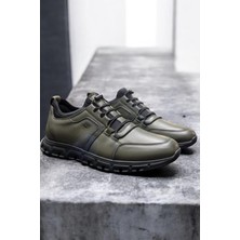 Zueofficial Hakiki Deri Erkek Sneaker
