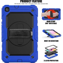 Üreticiniz Newface Samsung Galaxy T290 Tab A 8 Kılıf Pars Tablet Kapak - Mavi 481348