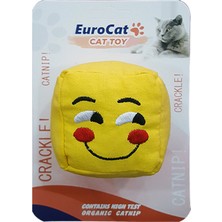 Snmswrld Eurocat Kedi Oyuncağı Gülen Smiley Küp 6 cm