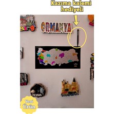 Happy Story Magnet Türkiye Haritası – Kolay Kazınabilir Harita – Scratch Map – Tarvel And Scratch