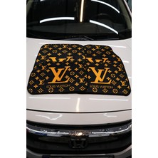 Oto Mutluluk Dijital Baskılı Universal Her Araca Uyumlu Makinede Yıkanabilir Oto Paspas Halı Seti