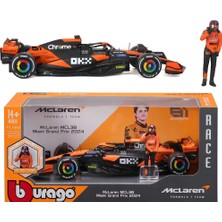 Üreticiniz 1:24 MCL38 Miami Grand Prix 2024 Model Araç 481348
